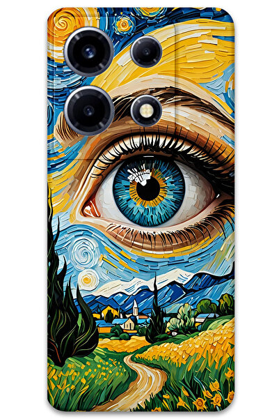 MRCİLETİSİM غطاء خلفي لهاتف انفينيكس نوت 30 VIP بنمط HD B مطبوع - آرت جو