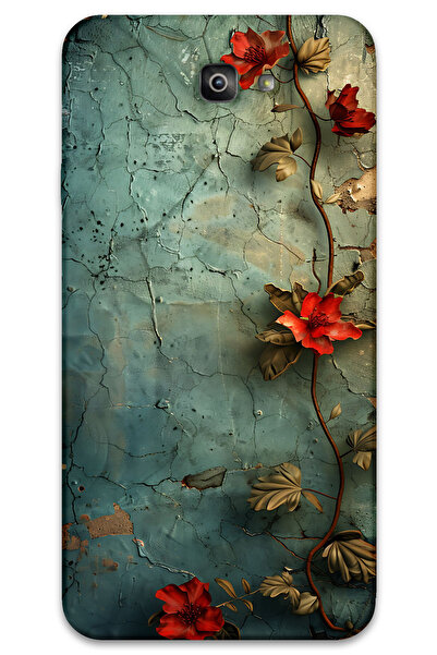 MRCİLETİSİM غطاء خلفي لهاتف سامسونج جالاكسي J7 برايم HD Pattern مطبوع - زهرة ...