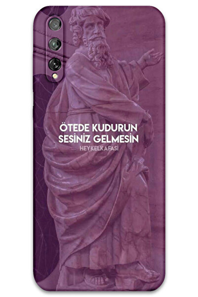 MRCİLETİSİM غطاء خلفي لهاتف هواوي P Smart S / Y8P بنمط HD مطبوع - أنت أنتي في...