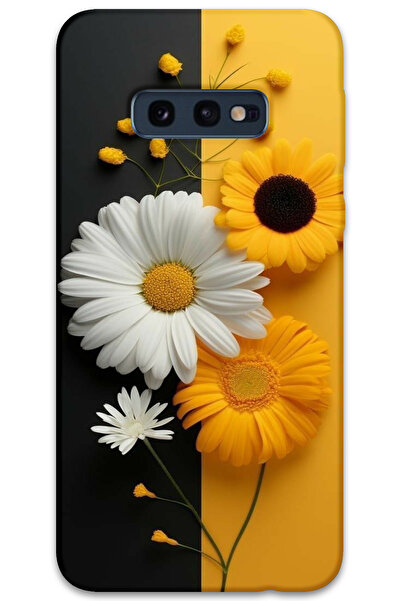 MRCİLETİSİM غطاء خلفي لهاتف سامسونج جالاكسي S10E بنمط HD مطبوع - ديزي