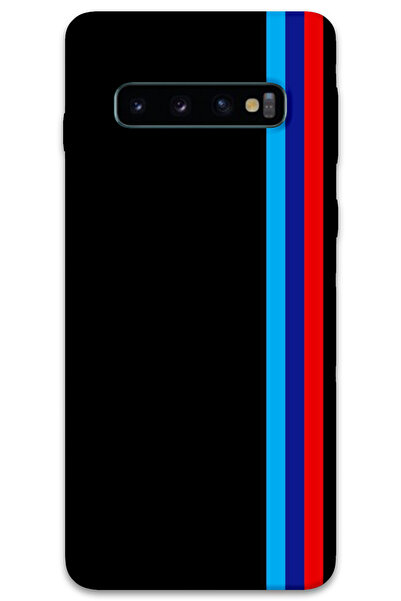 MRCİLETİSİM غطاء خلفي لهاتف سامسونج جالاكسي S10 بلس بنمط HD مطبوع - ثلاثة خطوط