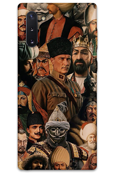 MRCİLETİSİM غطاء خلفي لهاتف سامسونج جالاكسي نوت 10 بنمط HD مطبوع - تركي بيرس