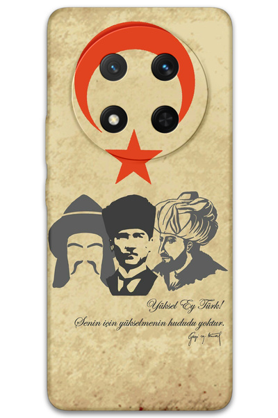 MRCİLETİSİM غطاء خلفي لهاتف هواوي هونور ماجيك 7 لايت بنمط HD مطبوع - يوسل آي ترك