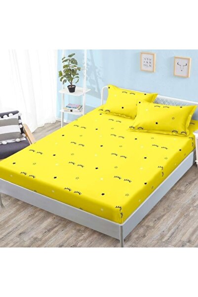 CumparaMisim Fitted Sheet, Satin Cotton, 180x200 cm + 2 Pillowcases 50x70 cm