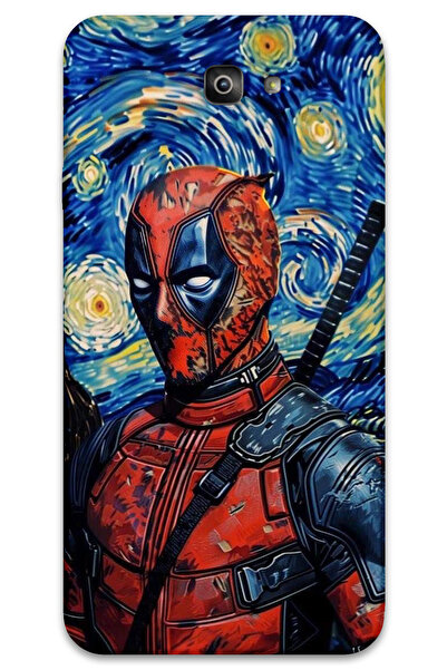 MRCİLETİSİM غطاء خلفي لهاتف سامسونج جالاكسي J7 برايم HD Pattern مطبوع - ديدبول