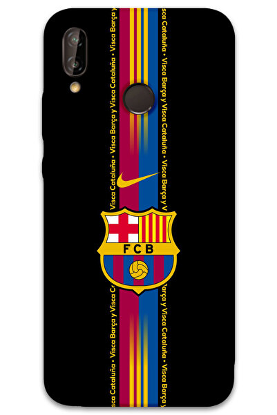 MRCİLETİSİM غطاء خلفي لهاتف هواوي P20 لايت بنمط HD مطبوع - برشلونة