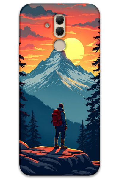 MRCİLETİSİM غطاء خلفي لهاتف هواوي ميت 20 لايت بنمط HD مطبوع - ايفرست