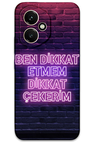 MRCİLETİSİM غطاء خلفي لهاتف هواوي هونور 400 بنمط HD مطبوع - انتبه إلىي