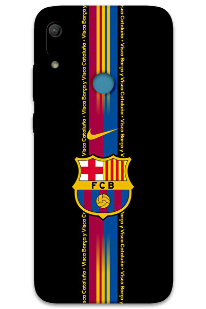 MRCİLETİSİM غطاء خلفي لهاتف هواوي Y6S بنمط HD مطبوع - برشلونة