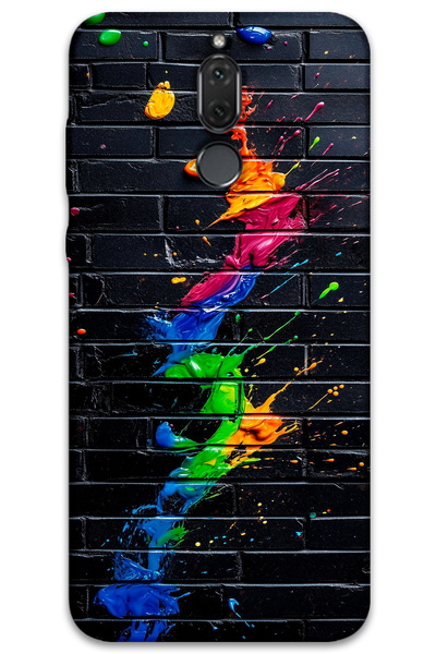 MRCİLETİSİM غطاء خلفي لهاتف هواوي ميت 10 لايت بنمط HD مطبوع - فرشاة ناعمة