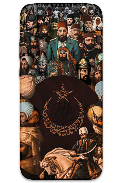 MRCİLETİSİM Huawei Y6 2019 Case Hd Pattern Printed Back Cover - Ottoman Dynasty