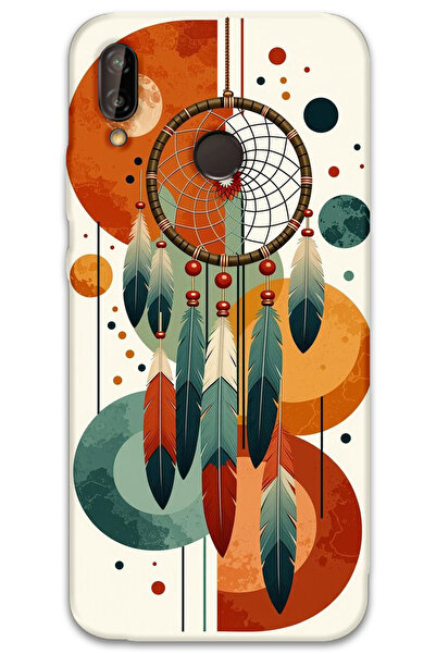 MRCİLETİSİM غطاء خلفي لهاتف هواوي P20 لايت بنمط HD مطبوع - ماندالا