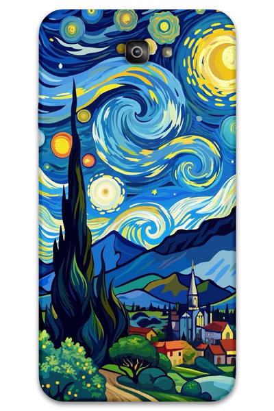 MRCİLETİSİM غطاء خلفي لهاتف سامسونج جالاكسي J7 برايم HD Pattern مطبوع - لوحة