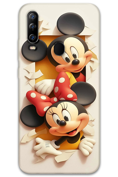 MRCİLETİSİM غطاء خلفي من جينرال موبايل GM 20 Pro بنمط HD مطبوع - ميكي 2