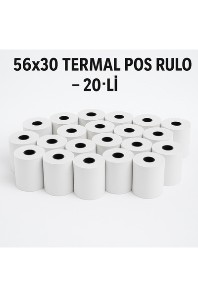 POSSET 56*30 20li termal pos rulo( 2 paket)