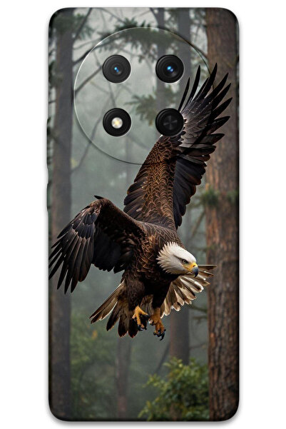 MRCİLETİSİM غطاء خلفي لهاتف هواوي هونور ماجيك 7 لايت بنمط HD مطبوع - نسر