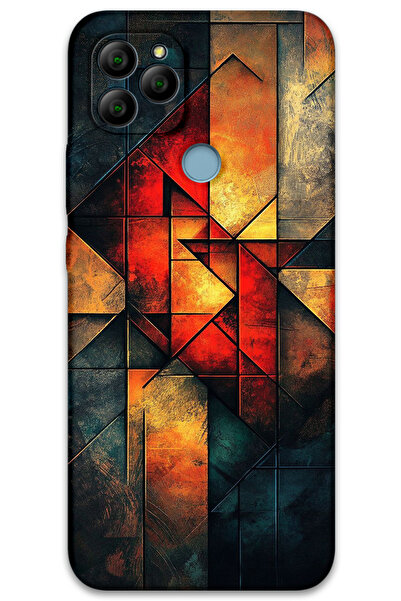 MRCİLETİSİM غطاء خلفي من جينرال موبايل GM 21 بنمط HD مطبوع - ألوان دافئة