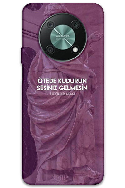 MRCİLETİSİM Huawei Nova Y90 Case Hd Pattern Printed Back Cover - Keep Out the Troubles