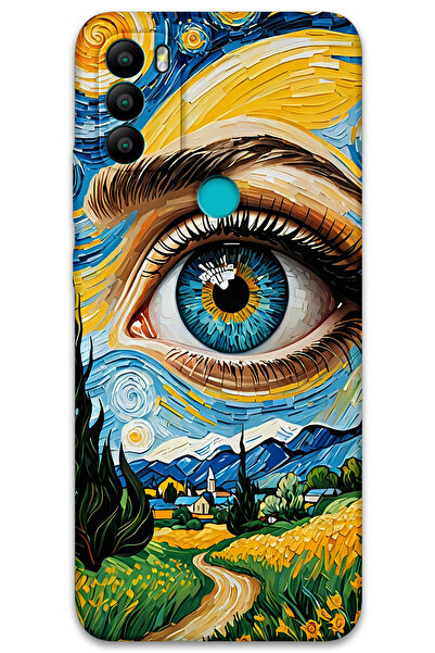 MRCİLETİSİM غطاء خلفي من جينرال موبايل GM 21 Plus بنمط HD مطبوع - آرت جي