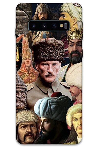 MRCİLETİSİM غطاء خلفي لهاتف سامسونج جالاكسي S10 بنمط HD مطبوع - كبير تركي