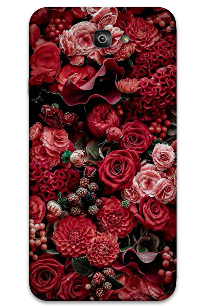 MRCİLETİSİM غطاء خلفي لهاتف سامسونج جالاكسي J7 برايم HD Pattern مطبوع - ورود