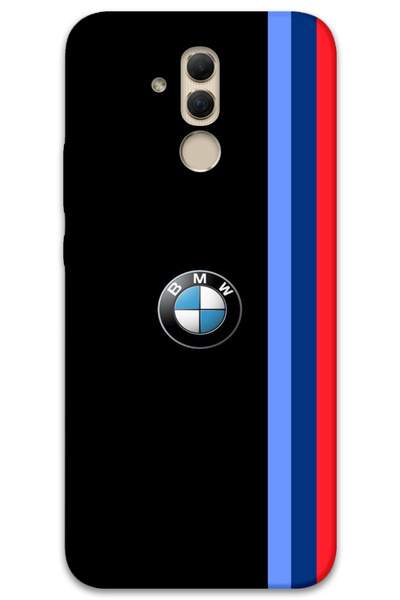 MRCİLETİSİM غطاء خلفي لهاتف هواوي ميت 20 لايت بنمط HD مطبوع - ثلاثة خطوط سوداء