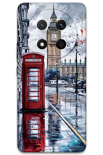 MRCİLETİSİM غطاء خلفي لهاتف هواوي هونور ماجيك 7 لايت بنمط HD مطبوع - لندن