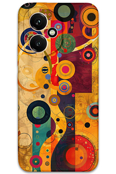 MRCİLETİSİM غطاء خلفي لهاتف هواوي هونر 400 بنمط HD مطبوع - فني