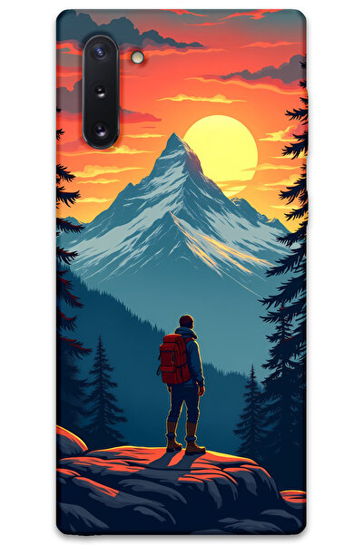 MRCİLETİSİM غطاء خلفي لهاتف سامسونج جالاكسي نوت 10 بنمط HD مطبوع - ايفرست