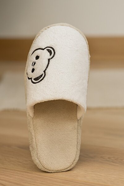 Moda Frato Momo Teddy Bear Women's House Slippers Daily Comfortable Winter Slippers