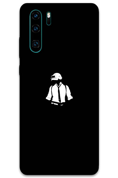 MRCİLETİSİM غطاء خلفي لهاتف هواوي P30 Pro بنمط HD مطبوع - Pubg Man