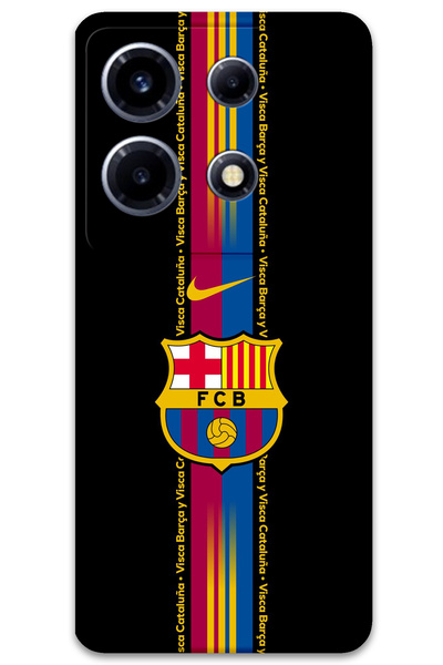 MRCİLETİSİM غطاء خلفي لهاتف انفينيكس نوت 30 VIP بنمط HD B مطبوع - برشلونة