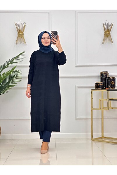 Valens Butik Patterned Mercerized Hijab Tunic Yelda