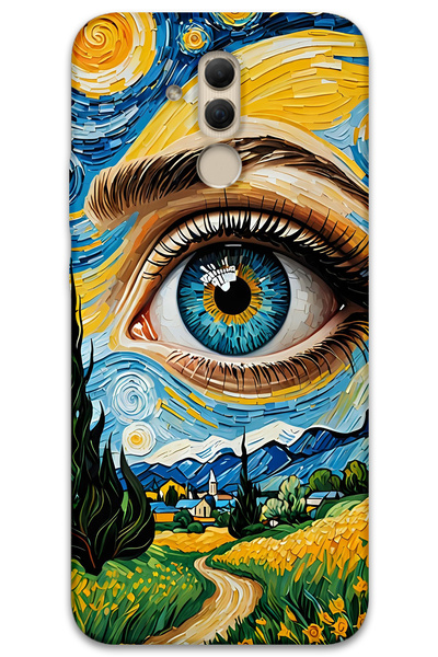 MRCİLETİSİM غطاء خلفي لهاتف هواوي ميت 20 لايت بنمط HD مطبوع - آرت جي