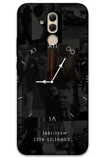 MRCİLETİSİM غطاء خلفي لهاتف هواوي ميت 20 لايت بنمط HD مطبوع - أتاتورك 9-15