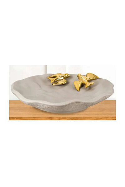 Moda Argenti Platter ⌀39 Tavola Colombe Tortora