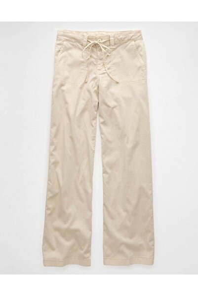 AMERICAN EAGLE AE Stretch Low-Rise Baggy Wide-Leg Pant