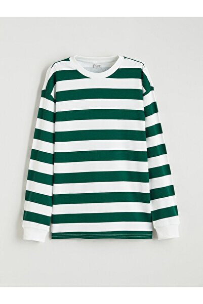 LC Waikiki Lcw Kids Crew Neck Striped Boy T-Shirt