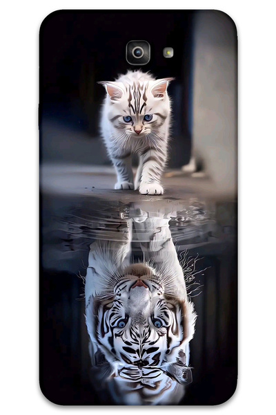 MRCİLETİSİM غطاء خلفي لهاتف سامسونج جالاكسي J7 برايم HD Pattern مطبوع - انعكا...