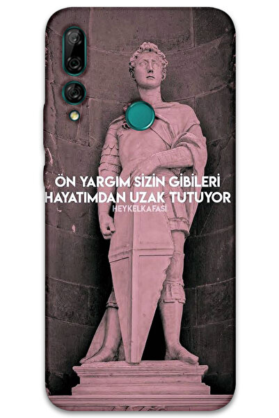 MRCİLETİSİM غطاء خلفي لهاتف هواوي Y9 برايم 2019 بنمط HD مطبوع - أمامي