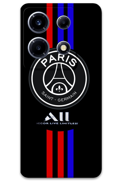 MRCİLETİSİM غطاء خلفي لهاتف انفينيكس نوت 30 VIP بنمط HD B مطبوع - PSG