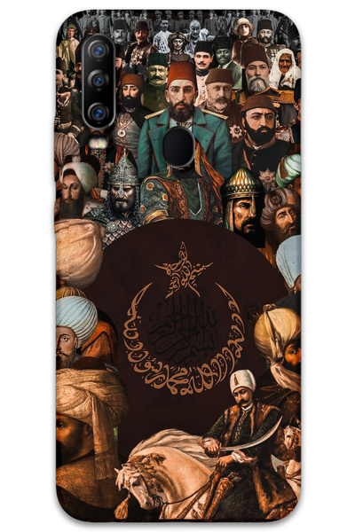 MRCİLETİSİM غطاء خلفي من جينرال موبايل GM 20 Pro بنمط HD مطبوع - عهد العثمانيين