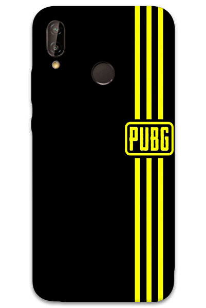 MRCİLETİSİM غطاء خلفي لهاتف هواوي P20 لايت بنمط HD مطبوع - Pubg