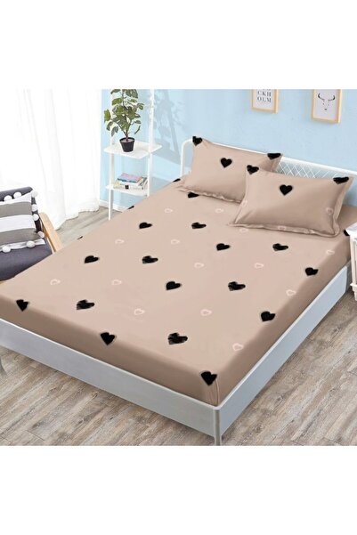 CumparaMisim Fitted Sheet, Satin Cotton, 180x200 cm + 2 Pillowcases 50x70 cm