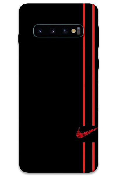 MRCİLETİSİM غطاء خلفي لهاتف سامسونج جالاكسي S10 بنمط HD مطبوع - Nke