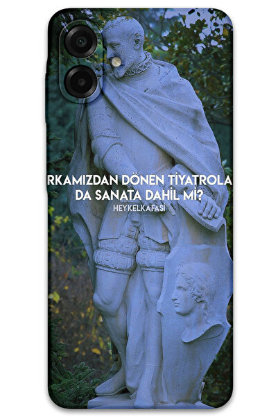 MRCİLETİSİM غطاء خلفي لهاتف سامسونج جالاكسي A07 بنمط HD مطبوع - مسرح دوار