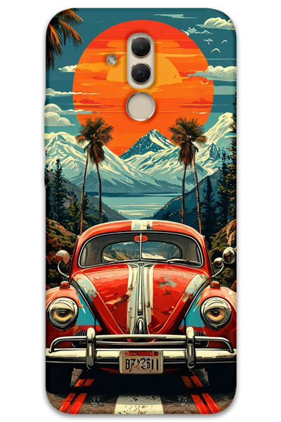 MRCİLETİSİM غطاء خلفي لهاتف هواوي ميت 20 لايت بنمط HD مطبوع - Vosvos Ay