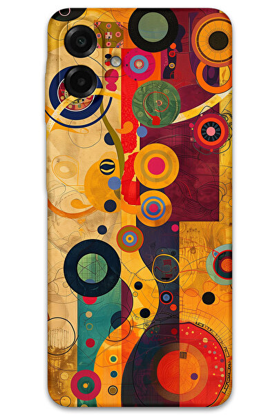 MRCİLETİSİM غطاء خلفي لهاتف سامسونج جالاكسي A07 بنمط HD مطبوع - فني