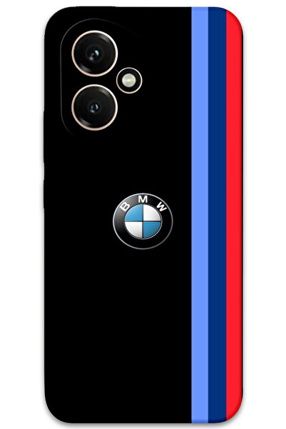 MRCİLETİSİM غطاء خلفي لهاتف هواوي هونور 400 بنمط HD مطبوع - ثلاثة خطوط سوداء