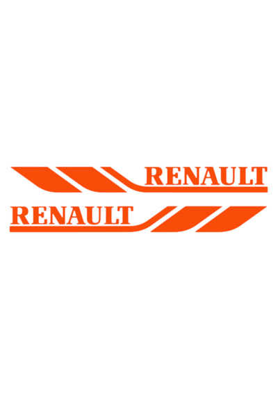 Oracal Renault side stickers, 40cm, orange